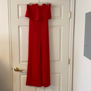 Red jumpsuit from lulus